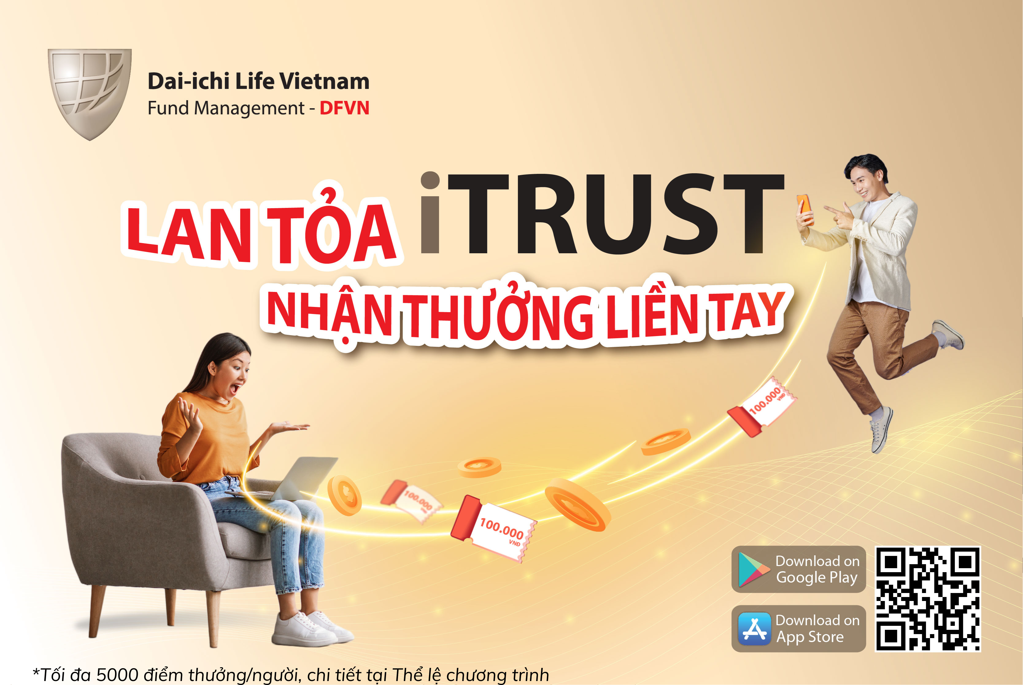 LAN TỎA CÀNG XA - NHẬN THƯỞNG CÀNG ĐÃ với chương trình “LAN TỎA iTRUST – NHẬN THƯỞNG LIỀN TAY 2024"